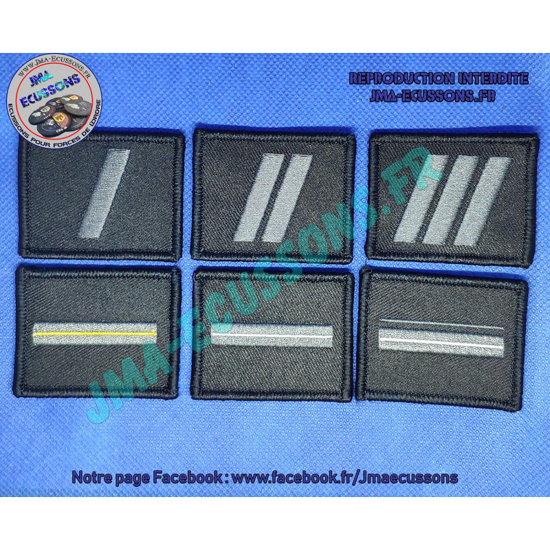 Grade Velcro Tissu 5x5 Chef de Service Classe Normale — La Brigade de  l'équipement