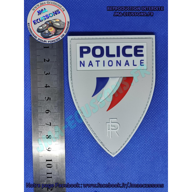 Ecusson France Police Nationale PVC Polo Couleur