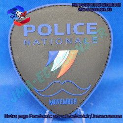 Ecusson Movember Police Nationale