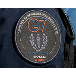 Ecusson G7 CRS evian 2026 - Non officiel