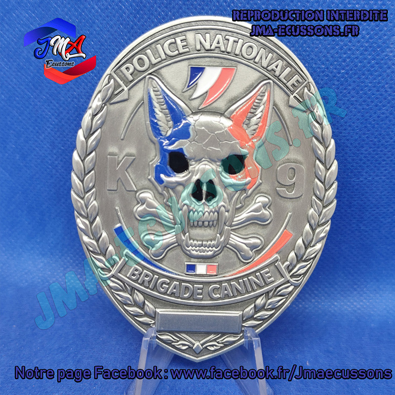 plaque de ceinture police métal custom personnalisation