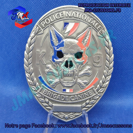 plaque de ceinture police métal custom personnalisation