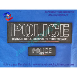 Bandes cordura Police DCT Division criminalité territoriale