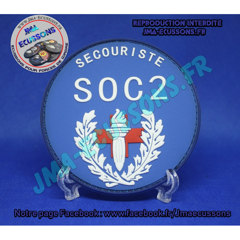 Ecusson PVC CRS SOC 2